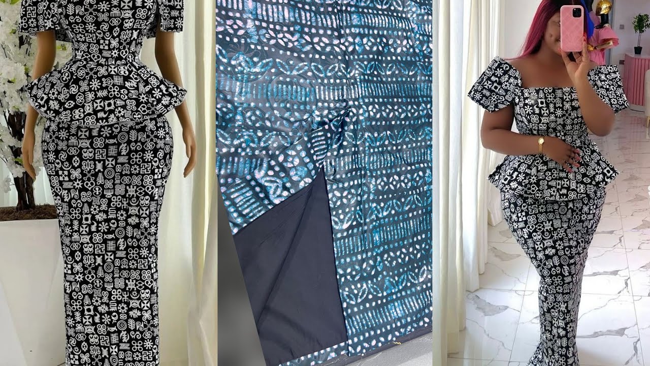 How to CUT and SEW a Pencil Skirt with Overlap Slit