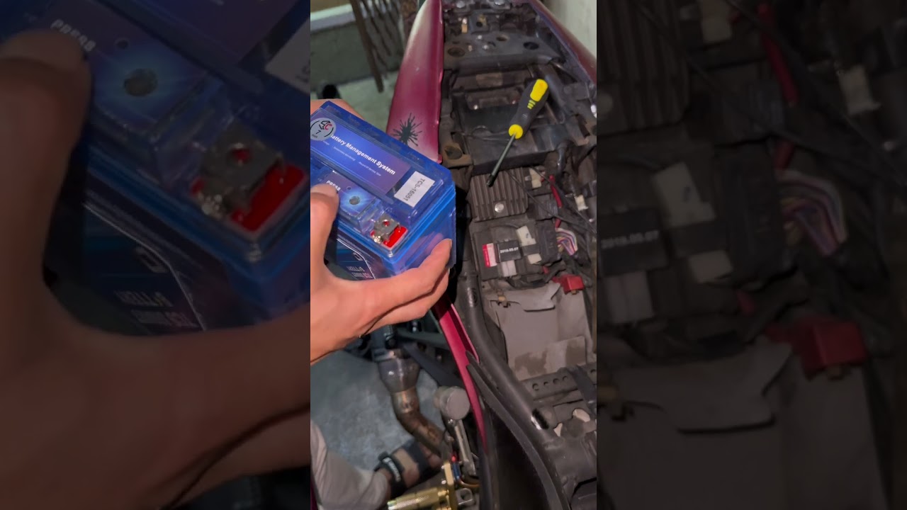 Tukar Bateri Yamaha R25 V1 (Battery Replacement)