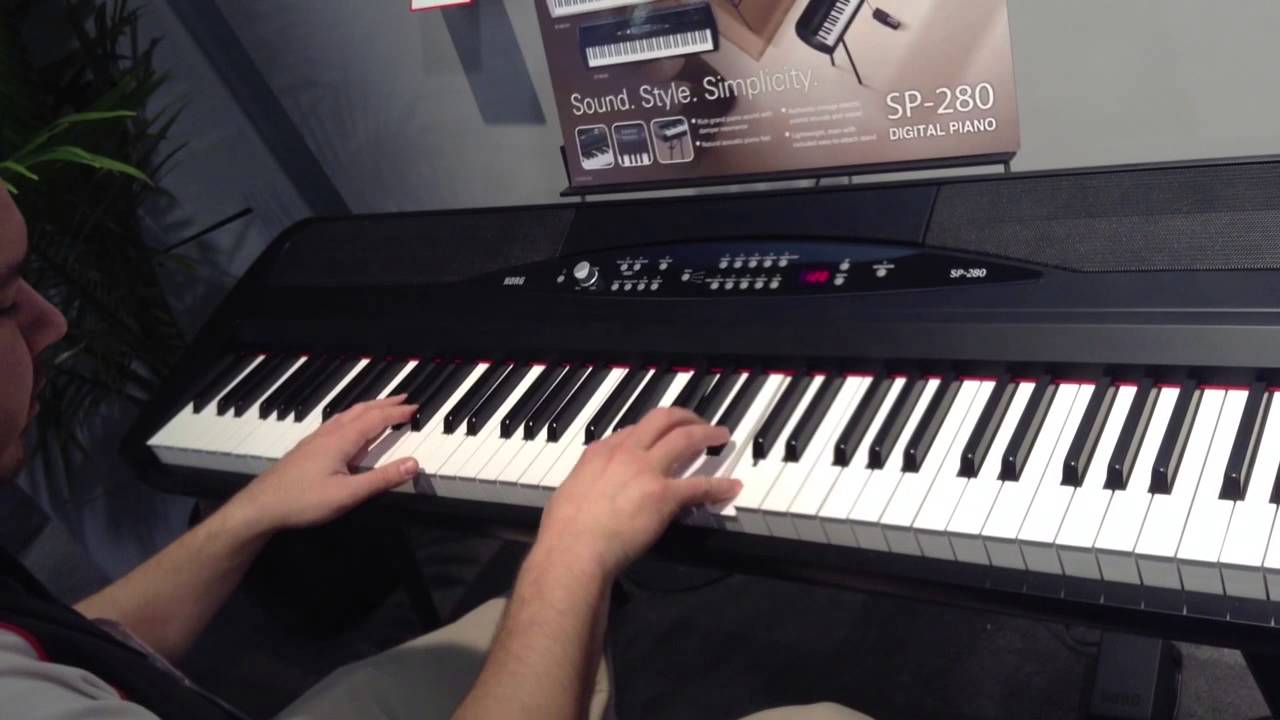 Kraft Music - Korg SP-280 Digital Piano Demo at NAMM 2013