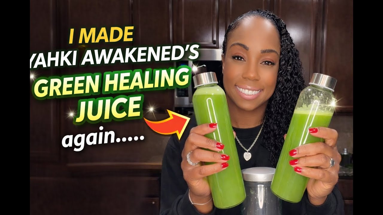 🌿 Yahki Awakened Green Healing Juice | Detox Juice for Gut Health, Bloating & Energy #healthyfood 