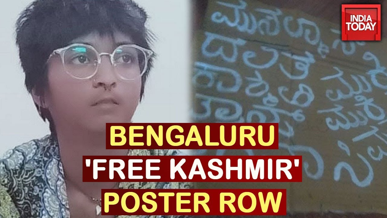 Bengaluru Girl Detained After Holding 'Free Kashmir' Poster