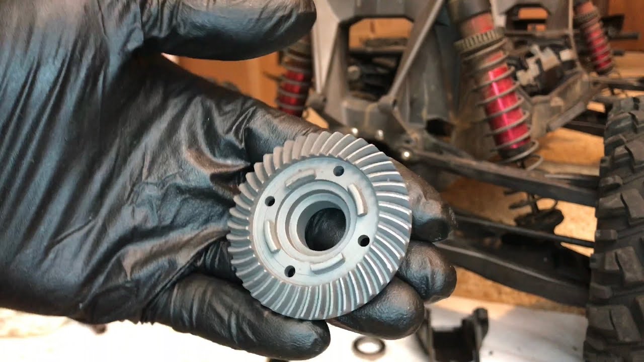 Installing HD Spiral Cut DIFF GEARS In My Traxxas XMaxx