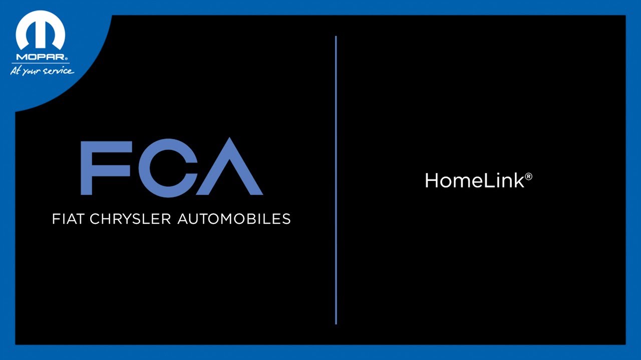 HomeLink&reg; | How To | 2025 Chrysler, Dodge, Jeep & Ram Vehicles
