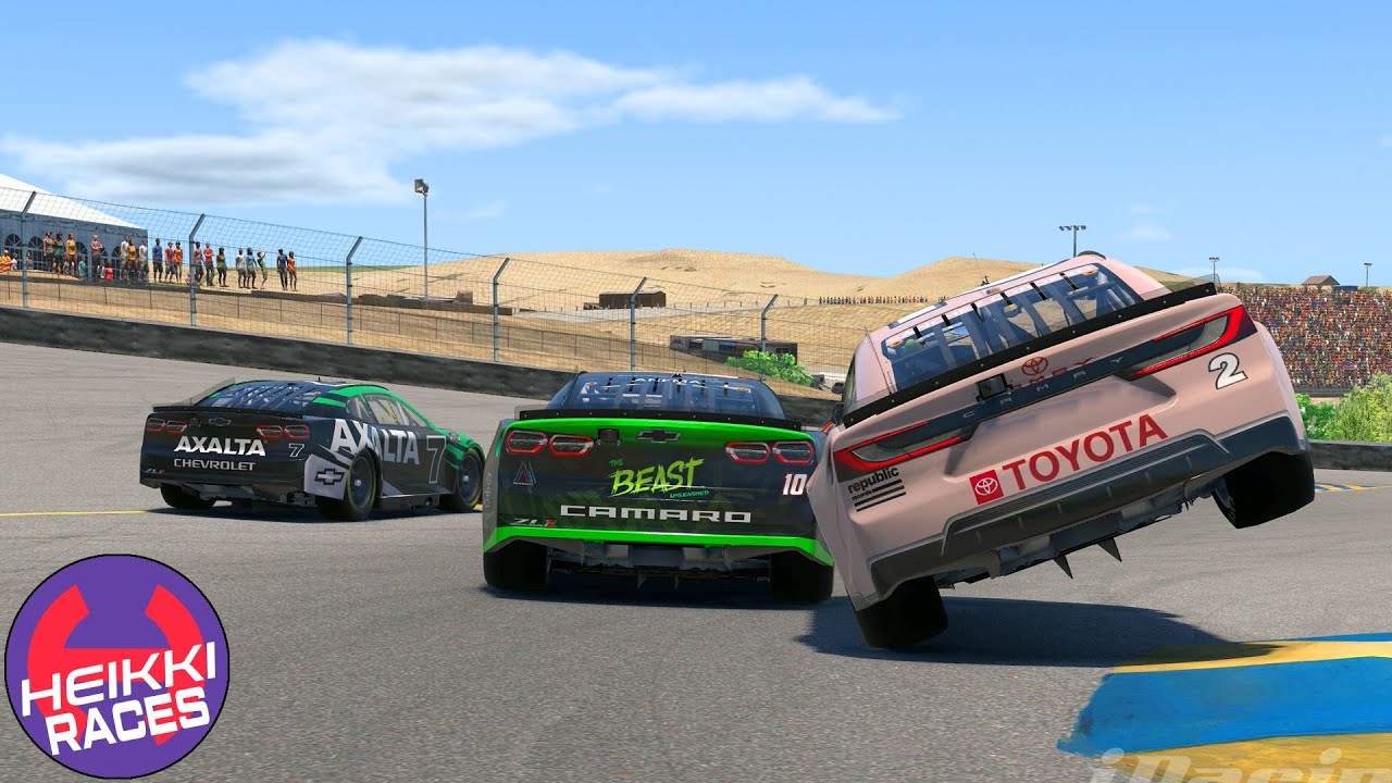 Liada monumental. Remontada gloriosa (iRacing / Sonoma / NASCAR Cup)|| Heikki360ES