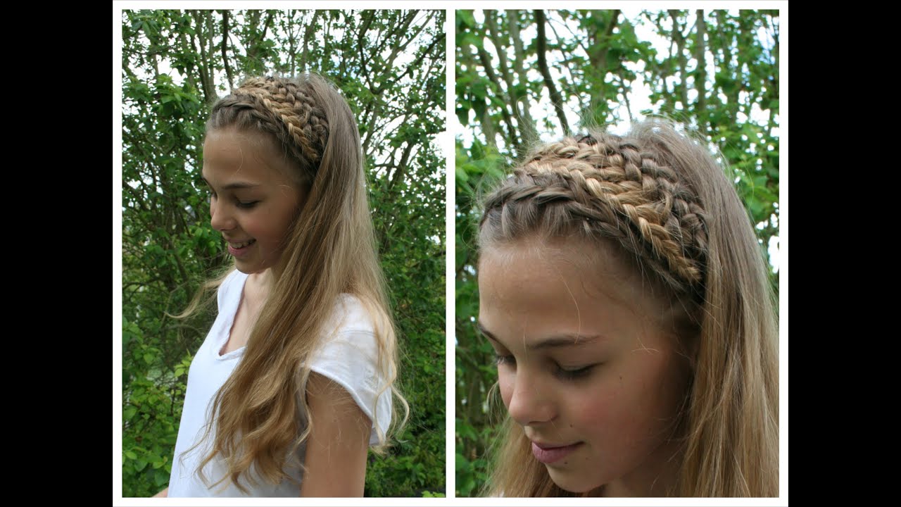 Double Dutch braided headband tutorial - HairAndNailsInspiration