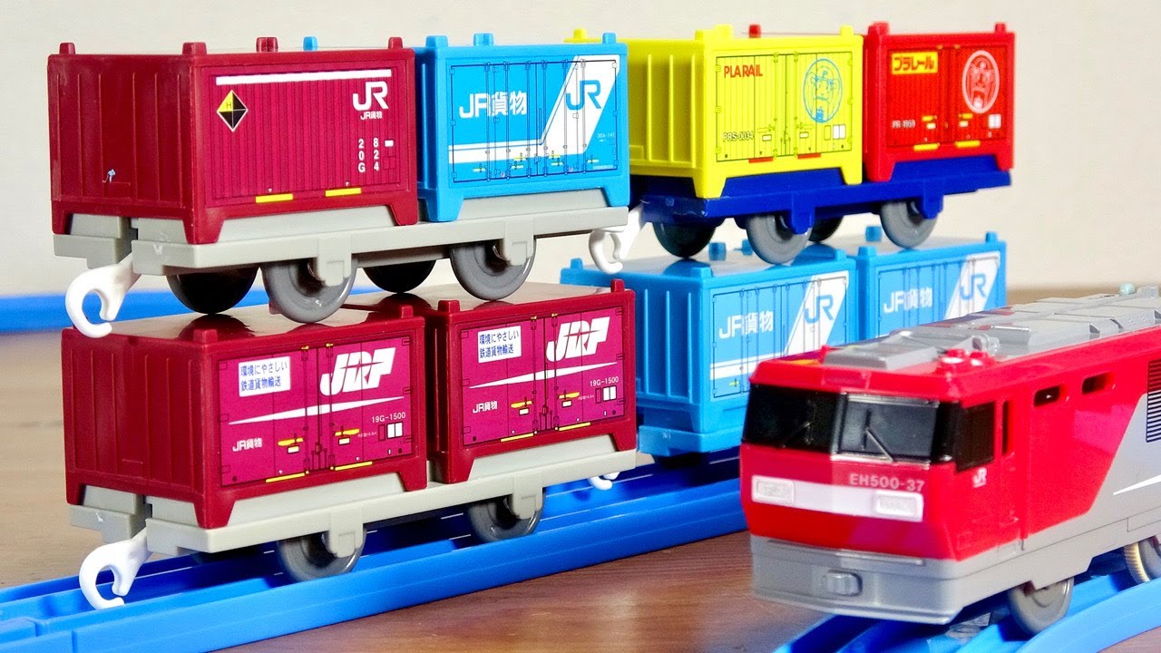 遂にコンテナ車がリニューアル！プラレール JR貨物20G・30A形コンテナ & てっちゃんが可愛いプラレールコンテナ この機会に是非旧コンテナ車もゲット☆