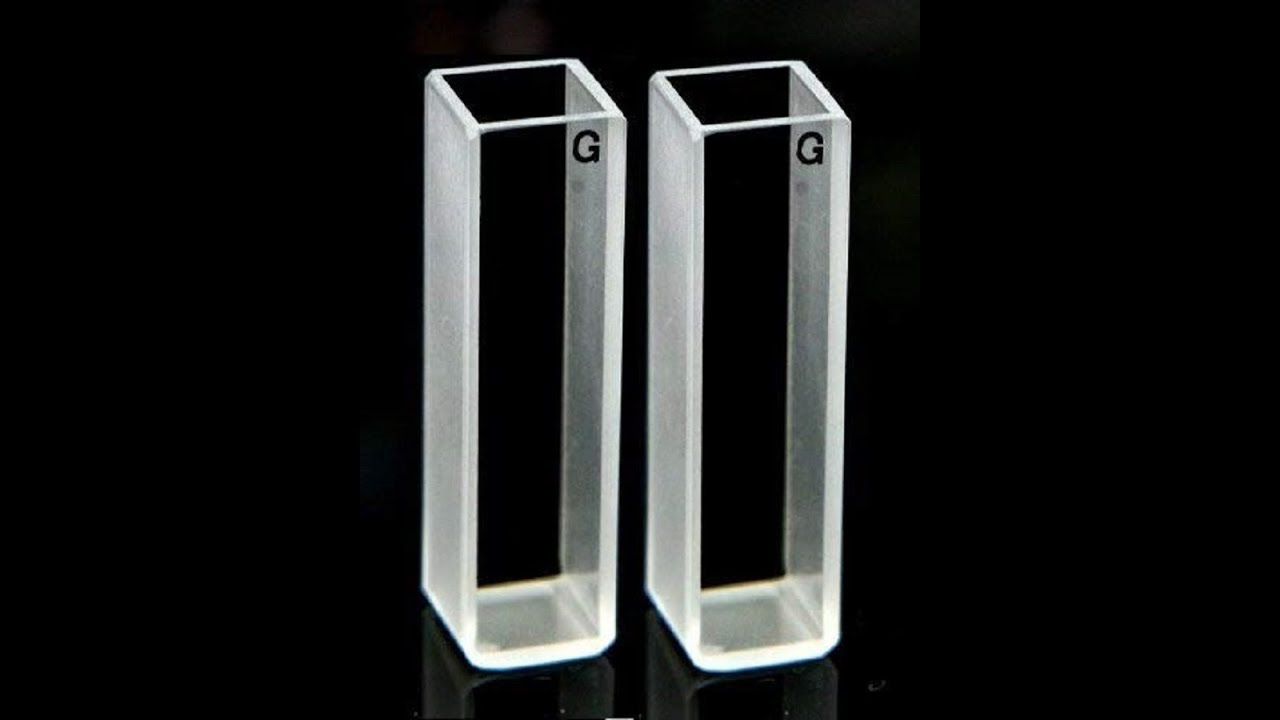 LJ-301 (a) Lab Junction Glass Cuvettes 10 mm Set of 2 No.'s Glass Cuvettes 10 mm P. L. Volume:3.5 ml