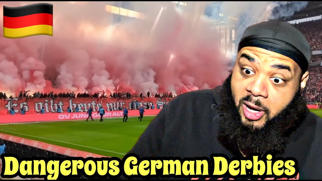 AMERICAN REACTS to The TOP 5 MOST DANGEROUS DERBIES IN GERMANY! PT.2 🇩🇪