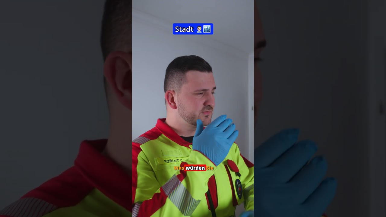 Stadt vs Land im Notfall 🫠🚑 #rettungsdienst