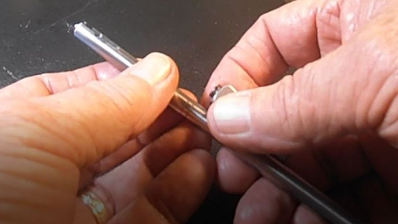 Install new needle bar and connecting stud on the Singer Model 338