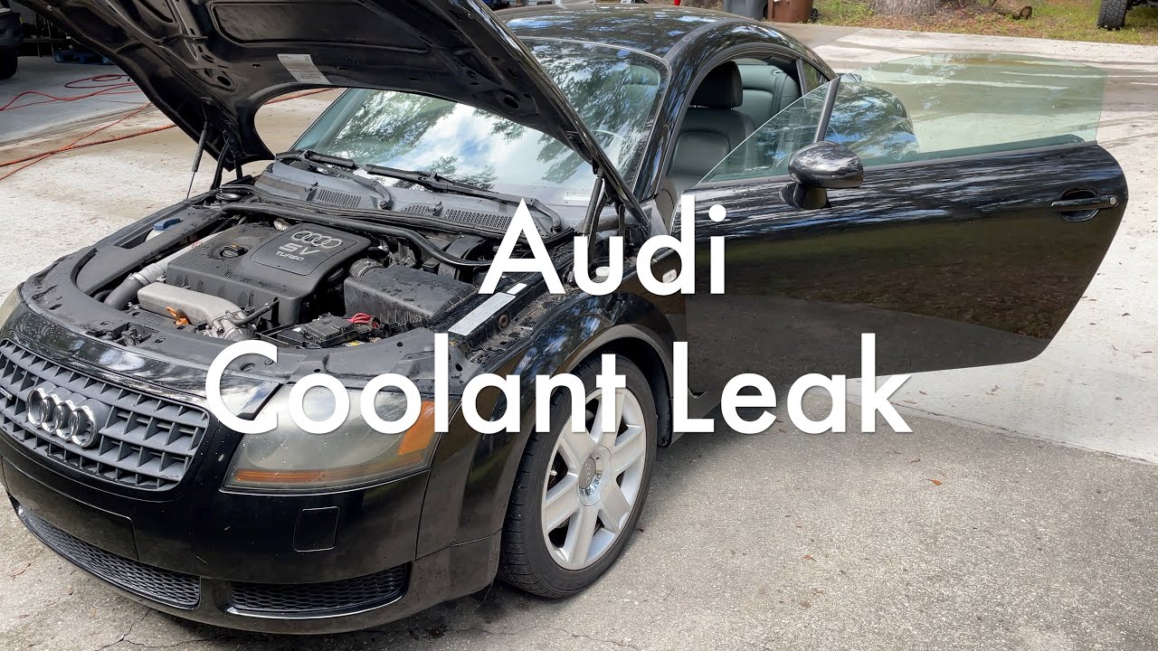 Audi TT /A4 Coolant Leak (short version) 1.8 Turbo rear coolant flange!  Thermostat housing? Install