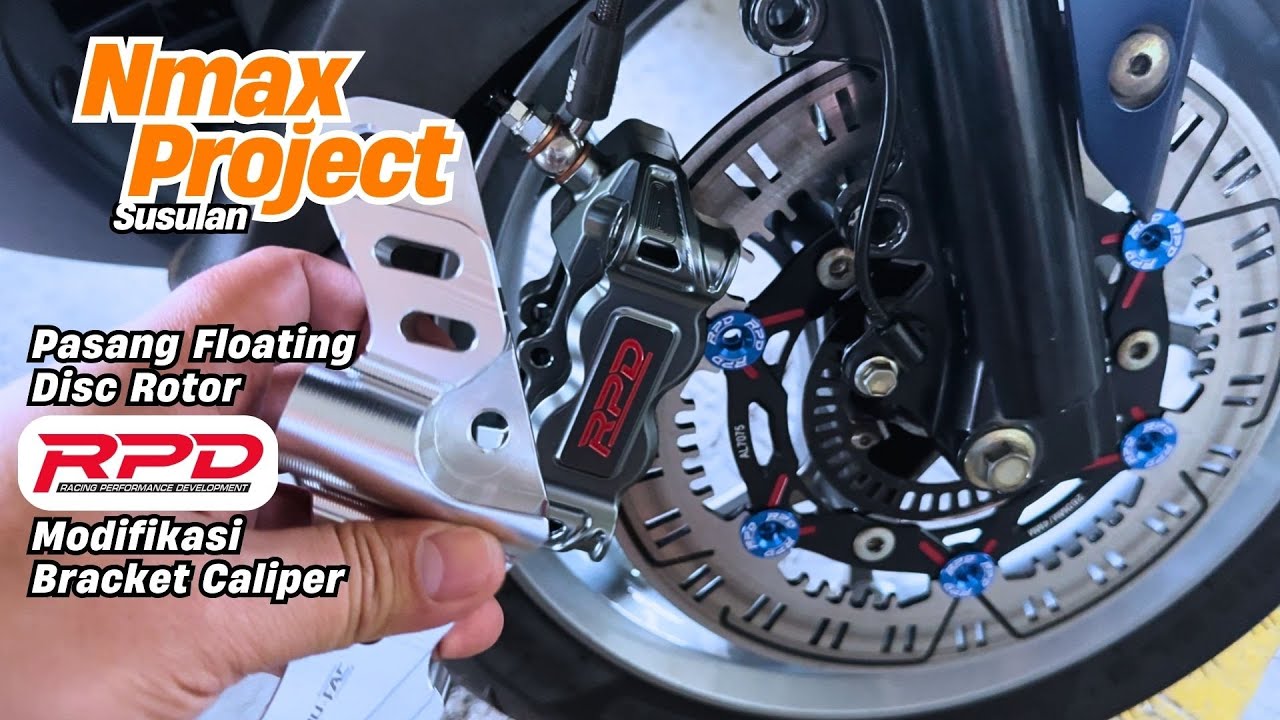 Upgrade Susulan | Pasang Cakram Floating Lebar RPD Matrix 260 | Yamaha All New Nmax 155 | TDR Racing
