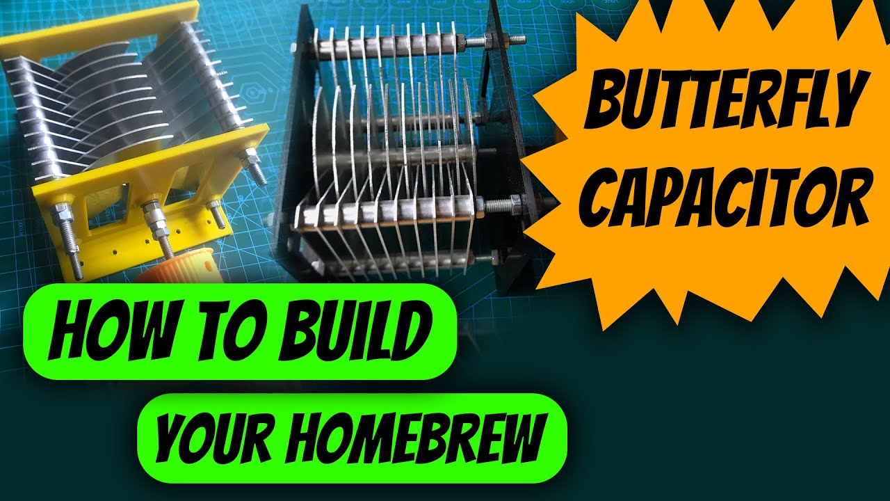 How to build a homebrew butterfly capacitor for loop antenna