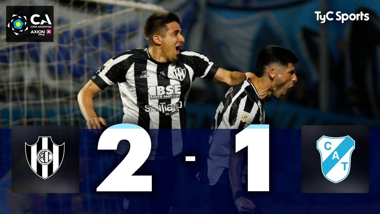 Central C&oacute;rdoba (SdE) 2 - 1 Temperley | Copa Argentina 2024 | 4tos. de final