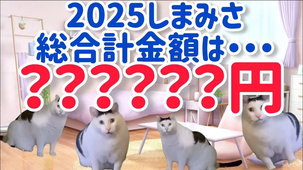 【しまむら】2025年しまみさ総額合計金額は！？どのくらいお買い物したのか計算してみた！【破産】【しまみさ】【二ナス】【青木美沙子】【mpetit】【猫ミーム】