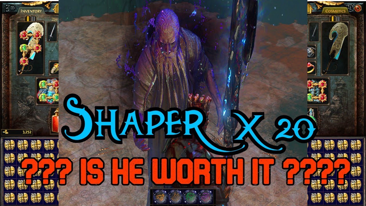 POE 3.25 Farming Shaper 20 Times Is he worth It?? #settlersofkalguur #shapers #farming #pathofexile