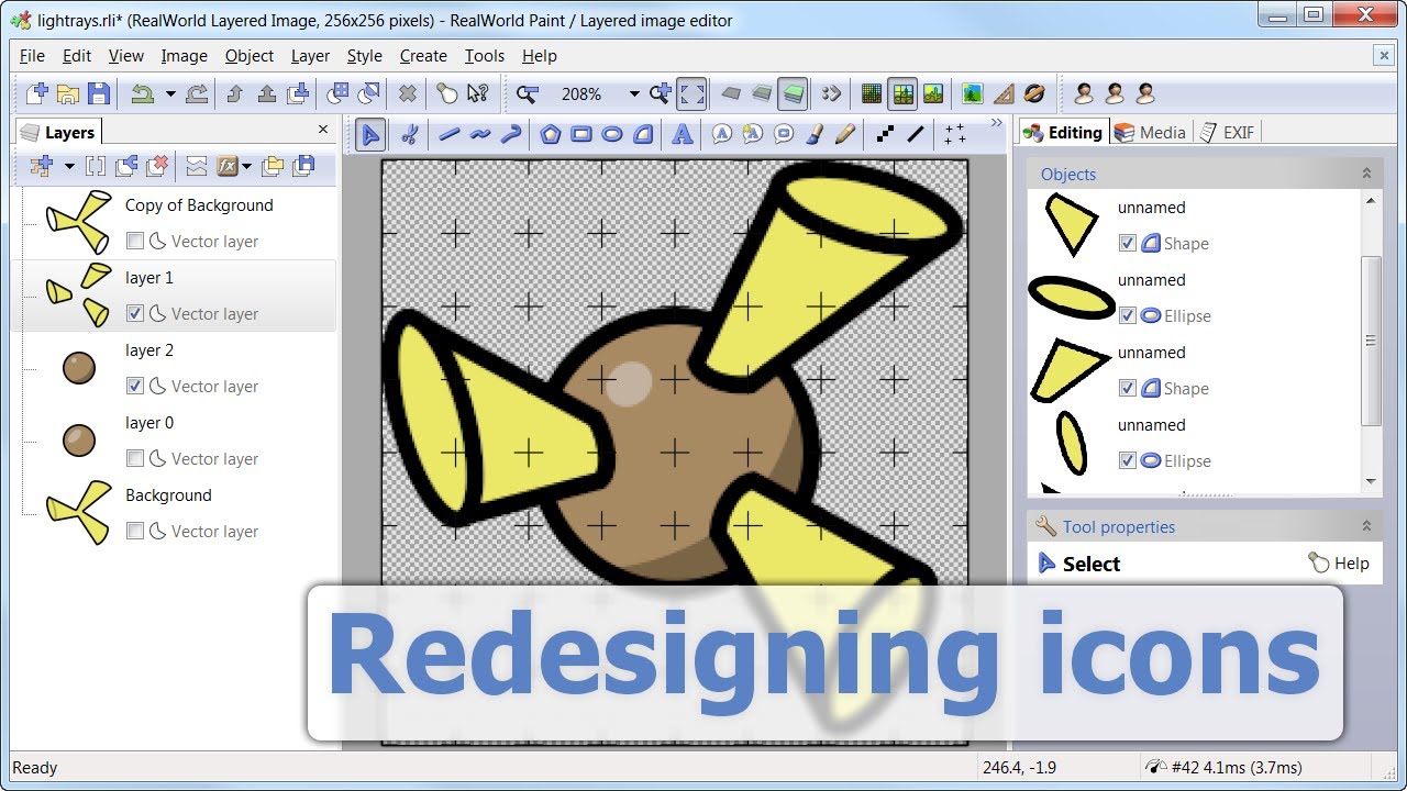 Redesigning RWPaint icons & stuff
