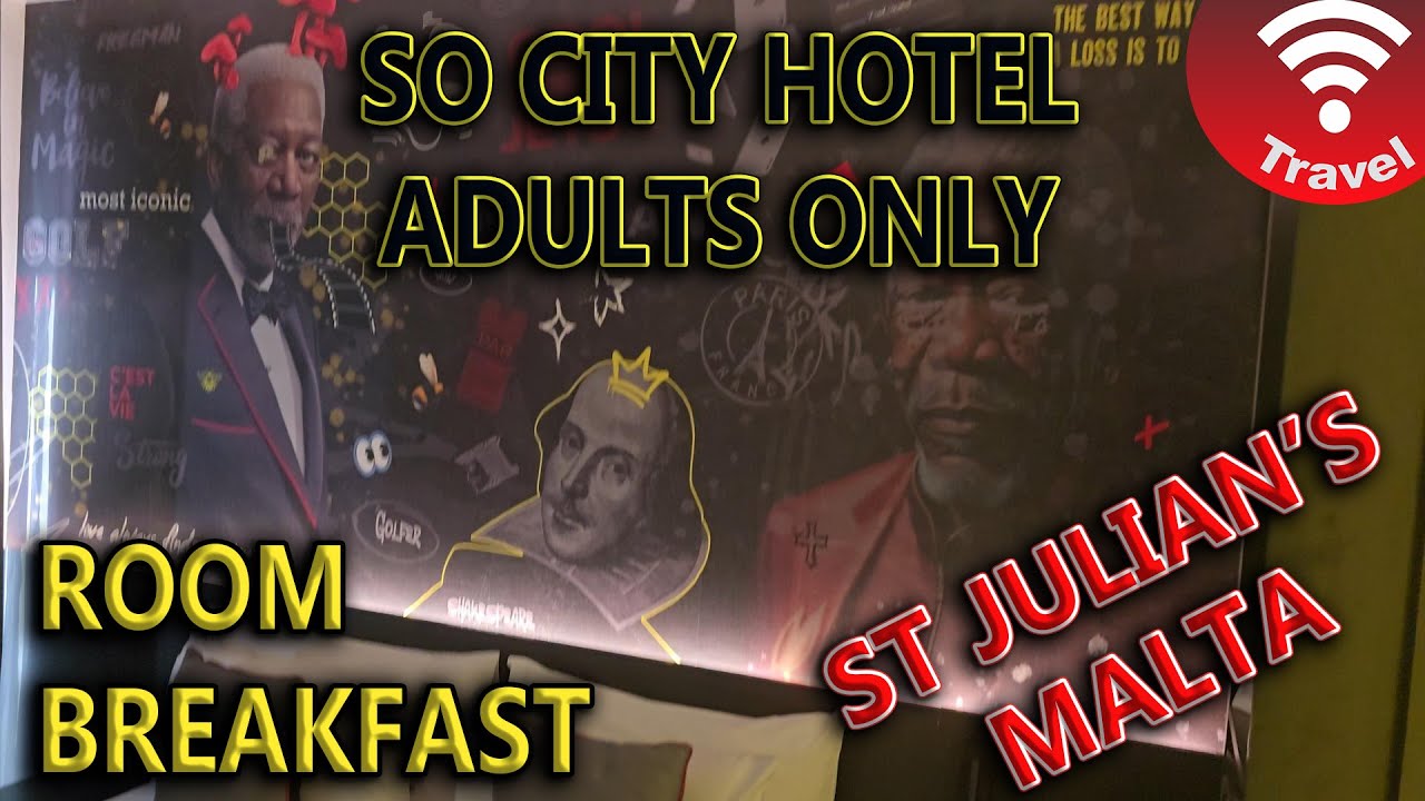 So City Hotel Malta – Adults only Room Tour & Breakfast Review 🇲🇹🍽️