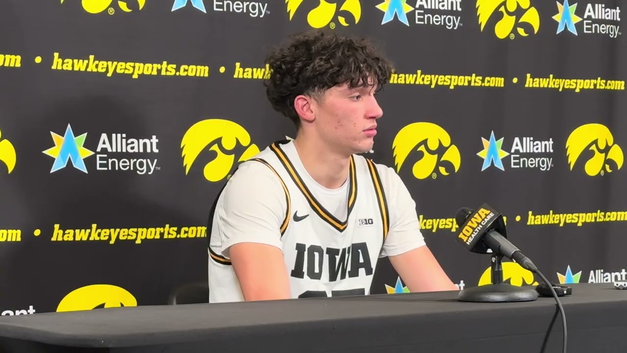 Iowa Basketball: Isaia Howard Following The Hawkeyes' 68-62 Win Over Rutgers