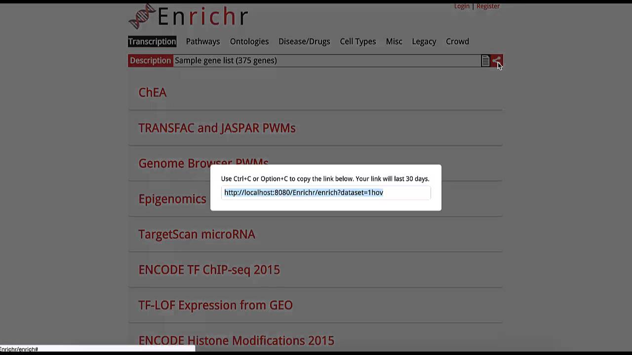 Lecture 25 - Enrichr Demo