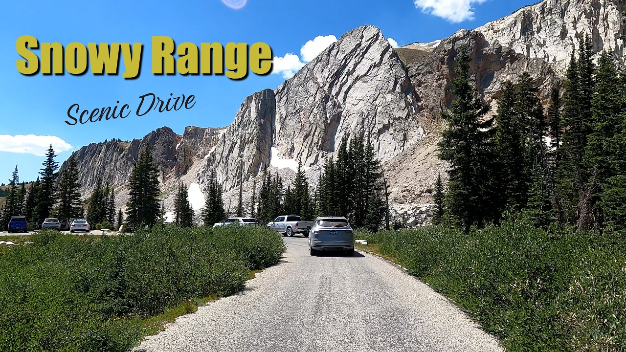 Scenic Drive Through Wyoming’s Snowy Range | Medicine Bow National Forest | GoPro Footage
