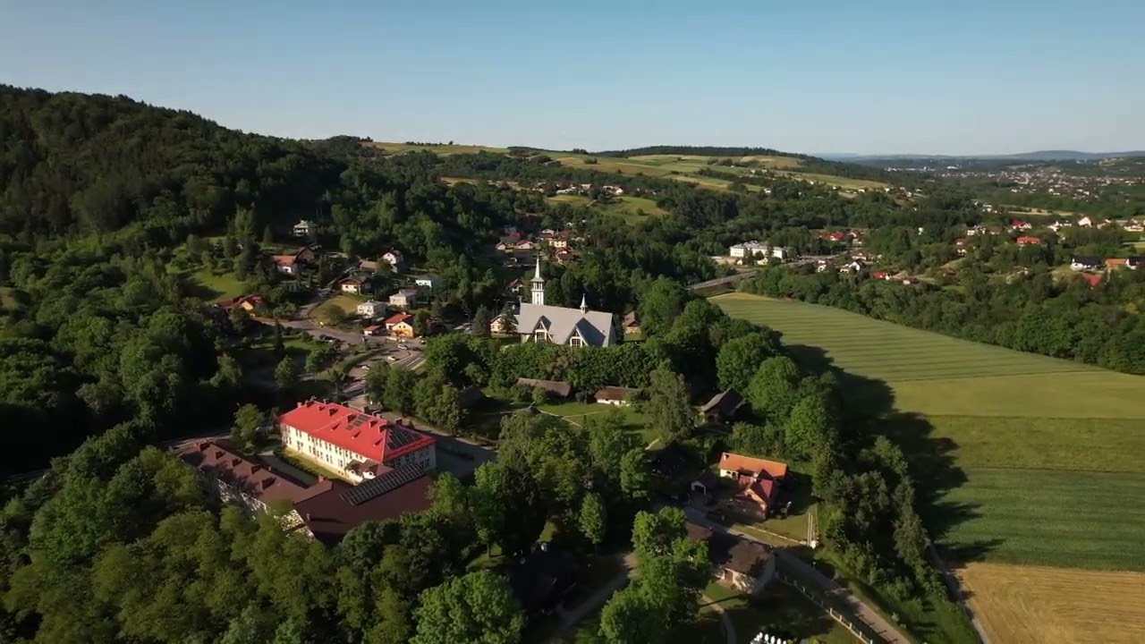 Szymbark z drona