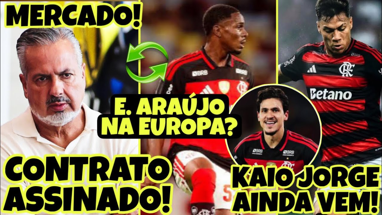 JOGADOR CONTRATADO PELO FLA! MESMO COM PEDRO EM GRANDE FASE, KAIO JORGE CHEGANDO? CRIA NO NEWCASTLE?