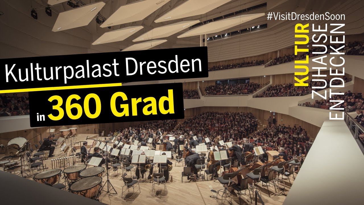 Durch den Kulturpalast Dresden - in 360&deg;