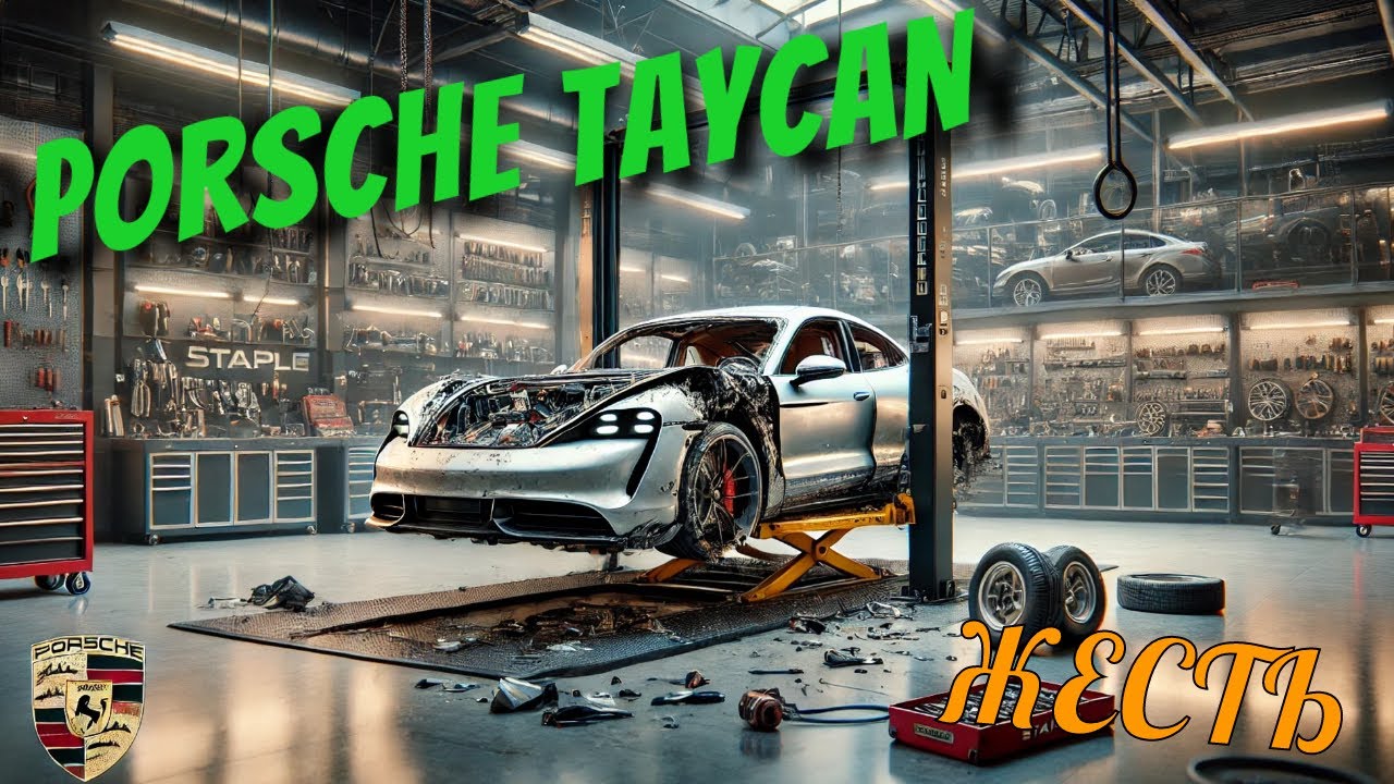 Битый Porsche Taycan? КУКЛА из Европы, Не проблема!