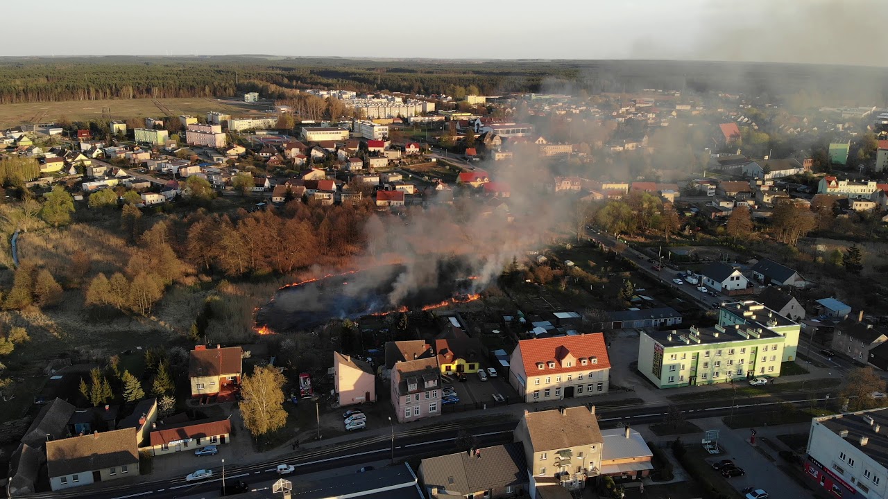 Dji Mavic Air 4K Pożar Jastrowie