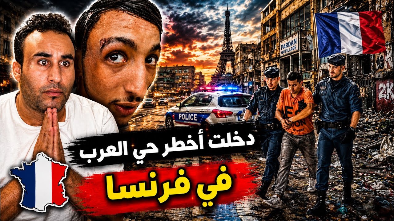 دخلت اخطر حي العرب بدون قنون في فرانسا ❌🤯