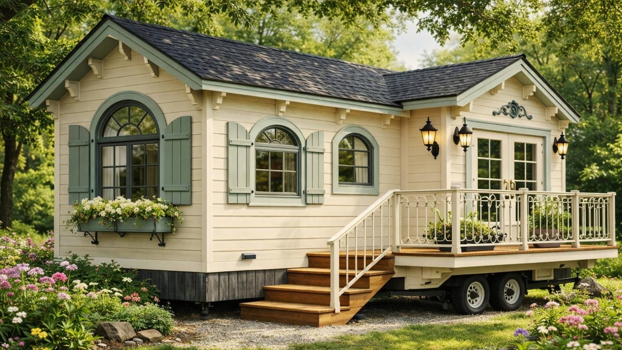 This Mini Mobile Home Looks Small Outside but Feels Huge Inside