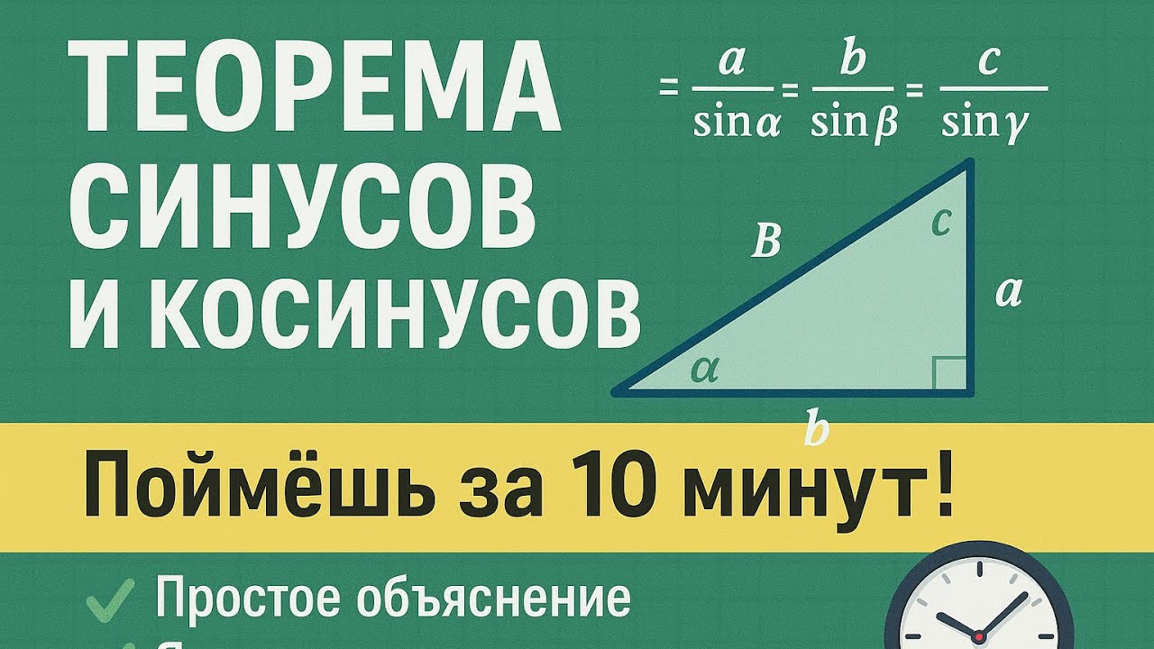 8-урок. Теорема синусов и косинусов