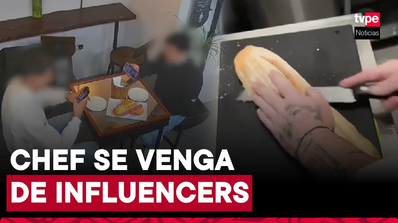 Chef humilla a influencers que ped&iacute;an comida gratis: solo les da pan y agua