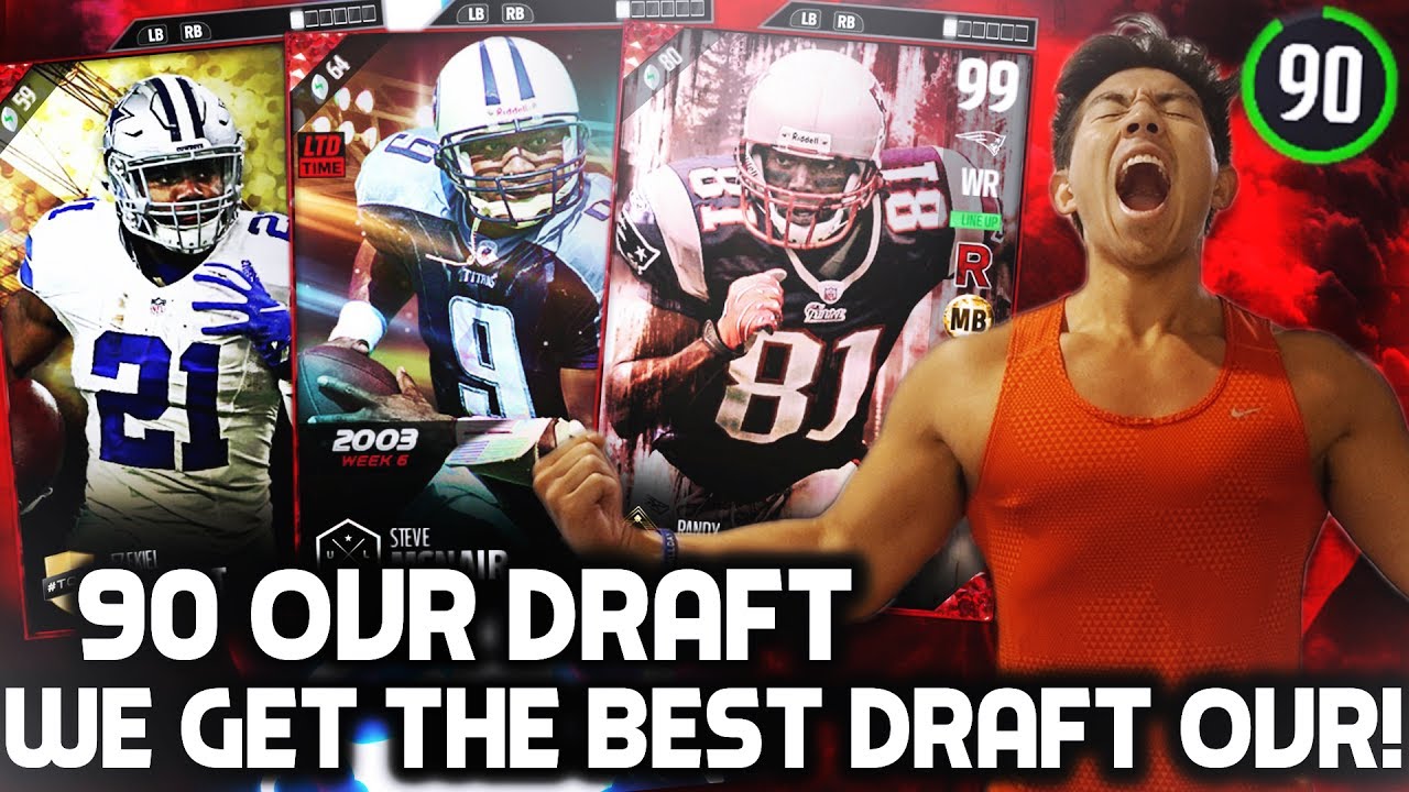 WE DRAFT A 90 OVR TEAM! MY BEST DRAFT OVERALL EVER! MADDEN 17 DRAFT CHAMPIONS