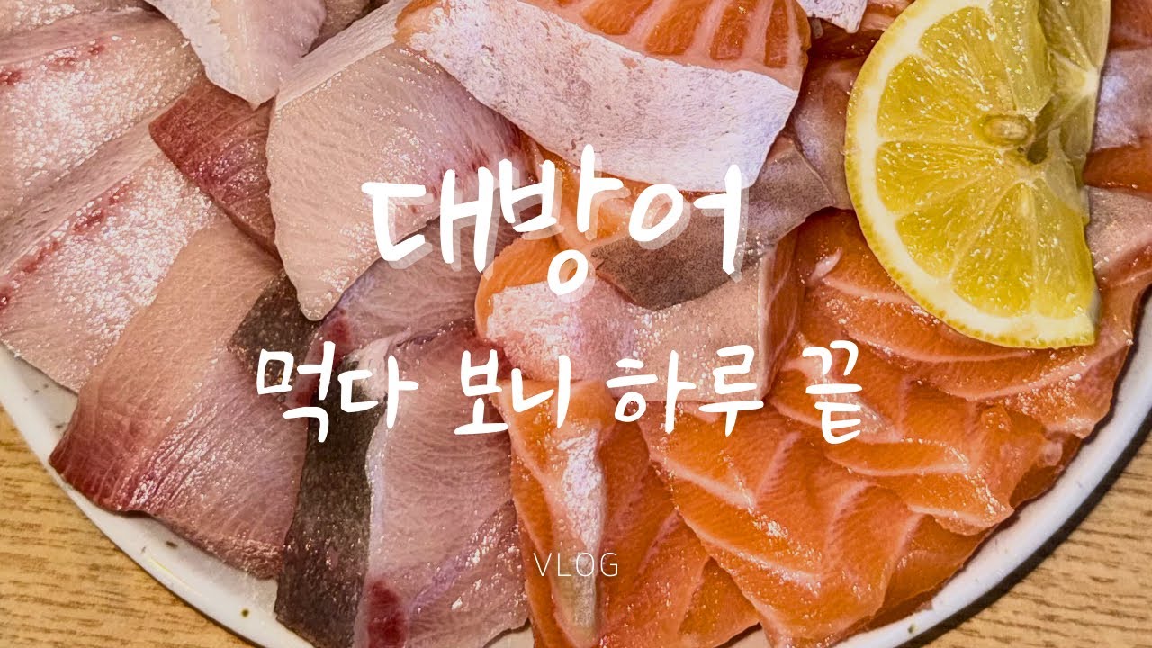 바다회사랑 대방어 먹으러 갔는데… 현실 먹방 하루 