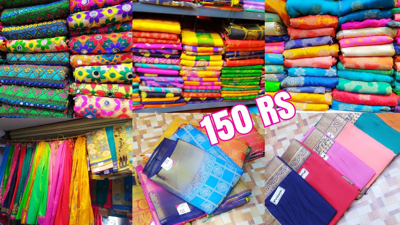 Sarees Wholesale in Secundrabad ( Bangladesh) market / Cheapest sarees / Latest sarees collection