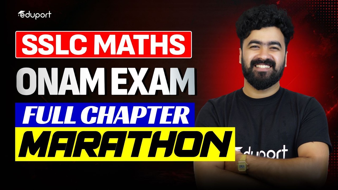 SSLC | Maths | Onam Exam Portions Revision Through Questions - Part 2 | Eduport SSLC