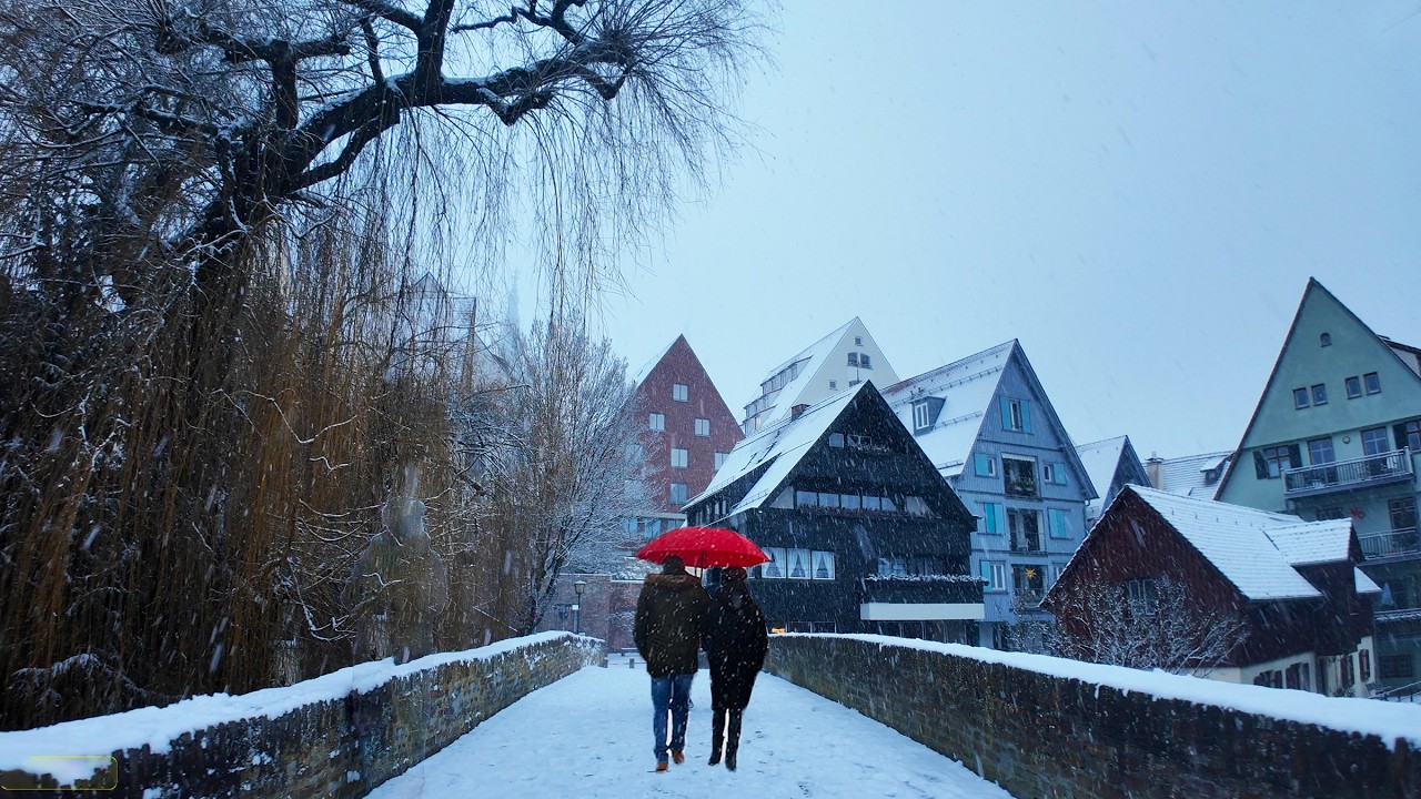 Ulm ❄️ Märchenhafte Altstadt im Winter｜Nach dem Narrenumzug｜4K Walking  Tour