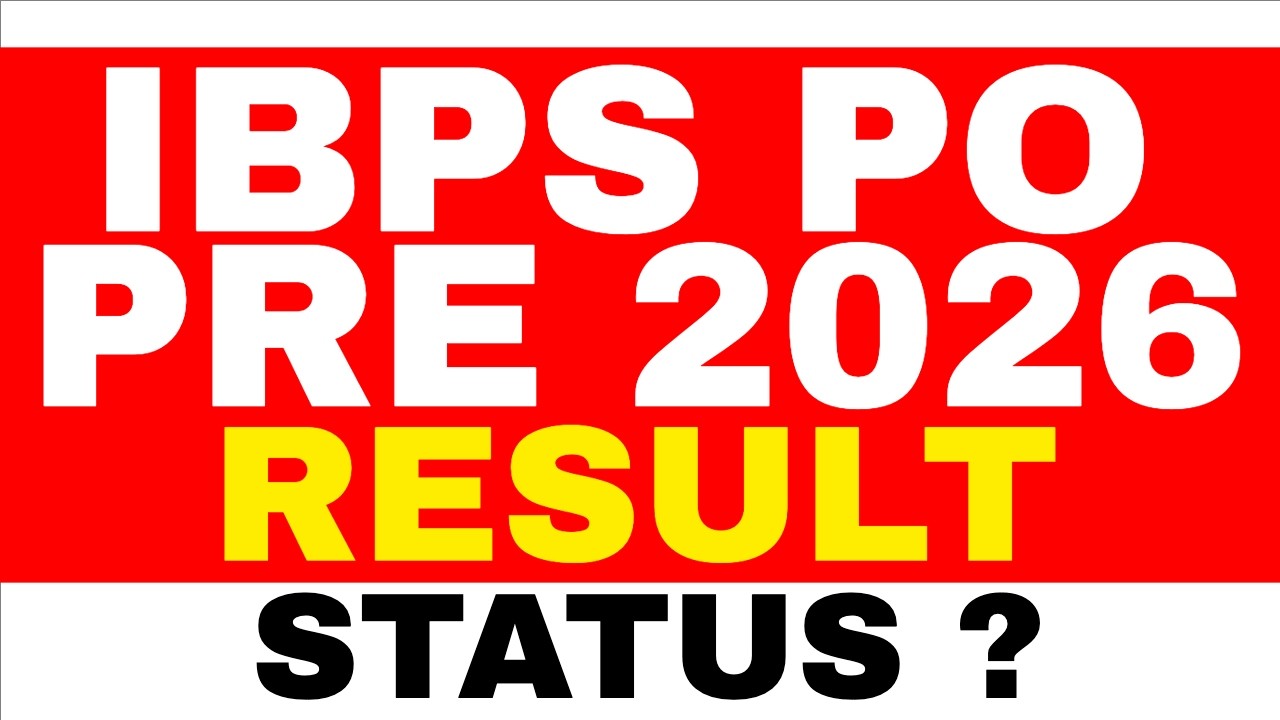 IBPS PO PRE RESULT