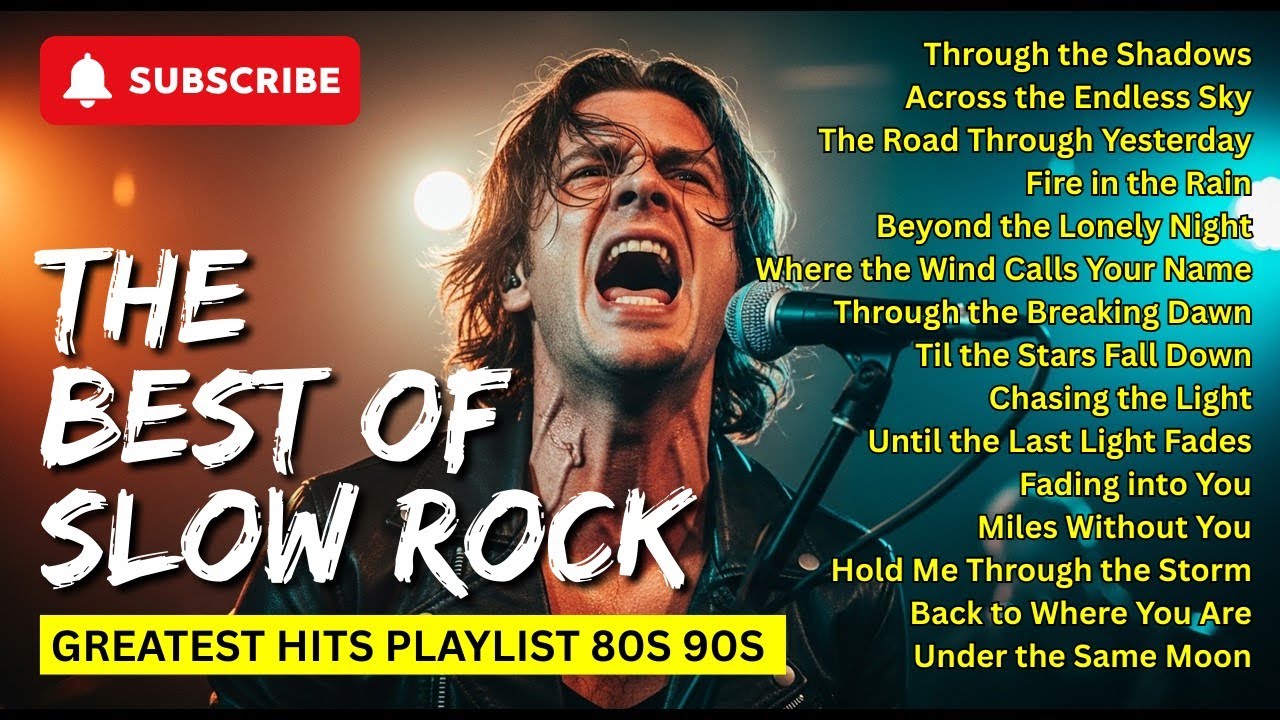 Slow Rock Love Classics | The Most Soul-Tearing Ballads of All Time