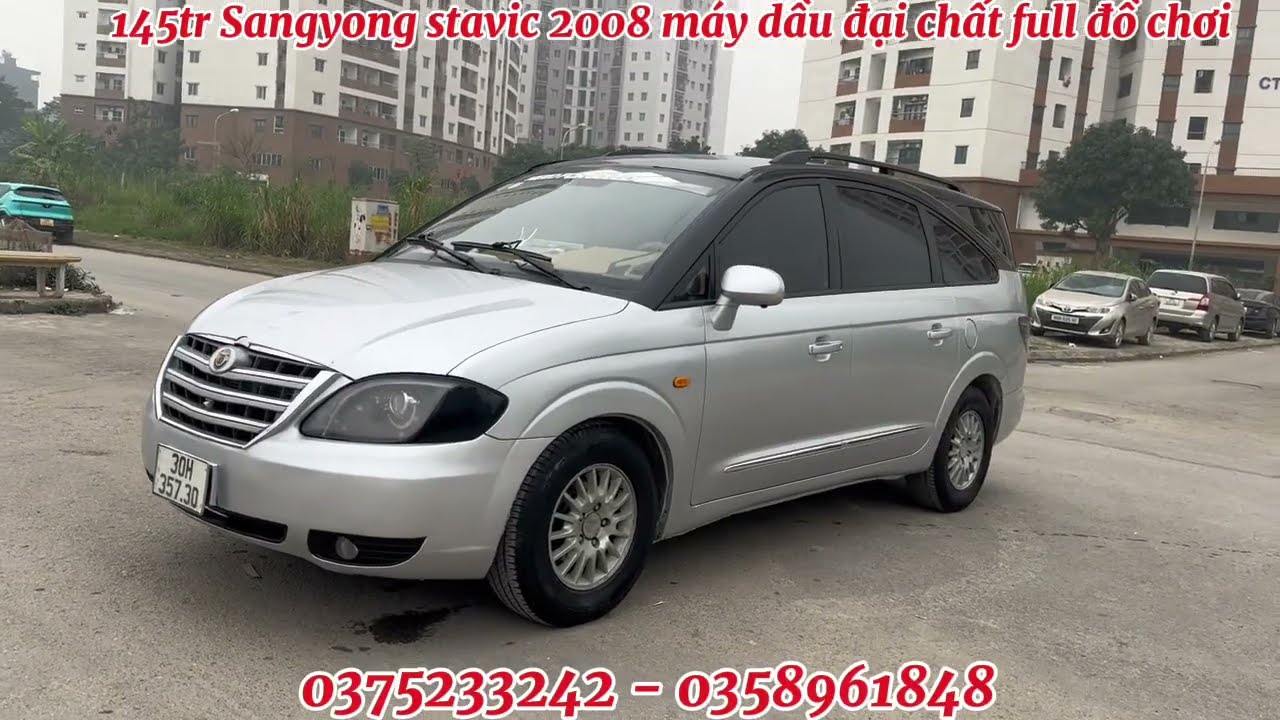 STAVIC SSANGYONG 2008 máy dầu nhập Hàn xe đẹp độ kín xe alo 0375233242
