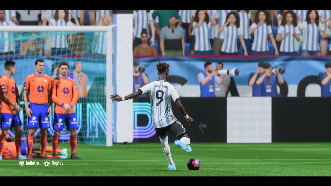 FIFA 23 ABRAHAM 92 goal punizione 2