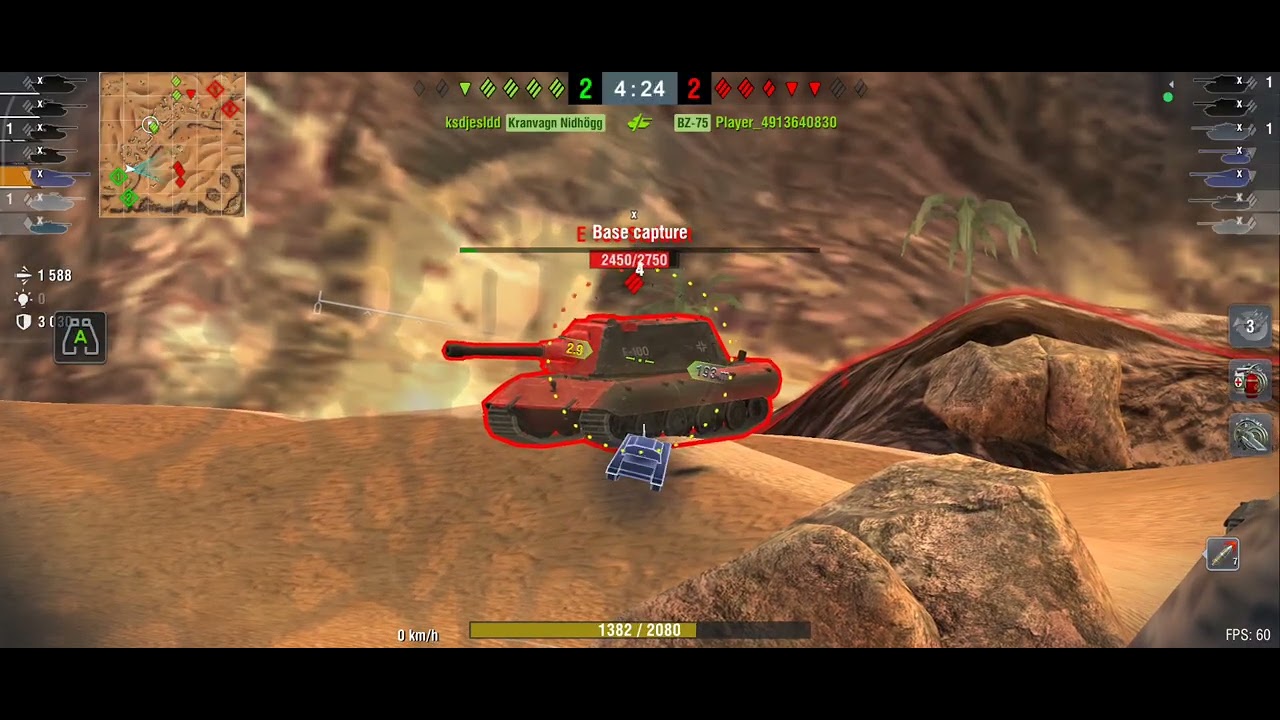 WoT Blitz Jg.Pz. E100 Action
