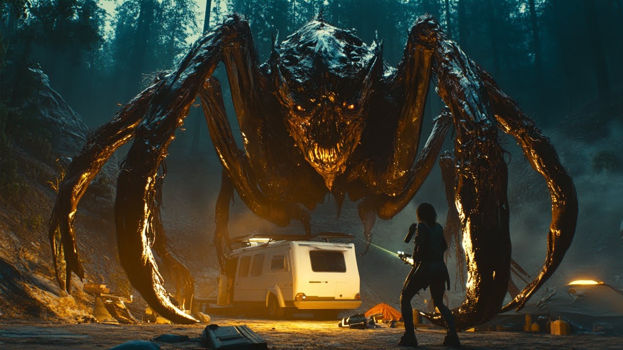 Mutant beasts attack a camping squad, trapping the members in a terrifying alternate dimension.