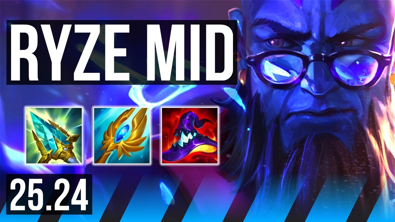 RYZE vs AKALI (MID) | NA Challenger | 25.24