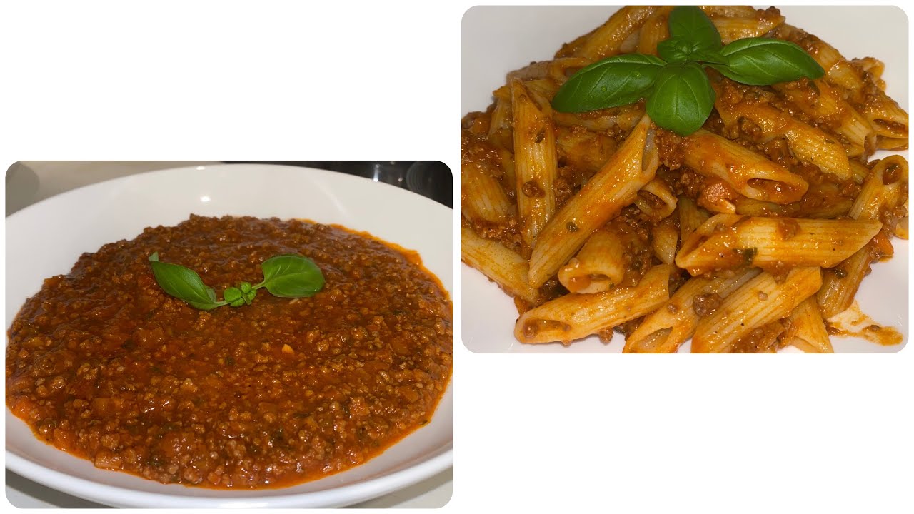 Salsa boloñesa italiana - receta original 🍝 | صلصة بولونيز الإيطالية على أصولها لذيذة جدا