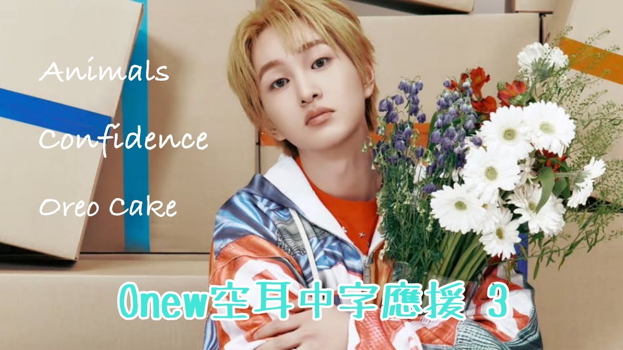 SHINee 溫流 ONEW 온유 空耳應援 Animals、Confidence、Oreo Cake 응원법
