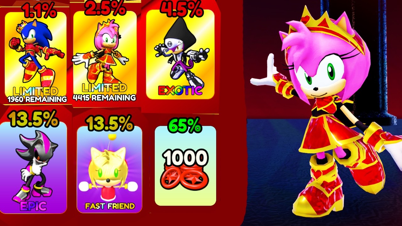 ÚJ RUBIN TOJÁS! Sonic & Amy & Espio! | Sonic Speed Simulator Magyar