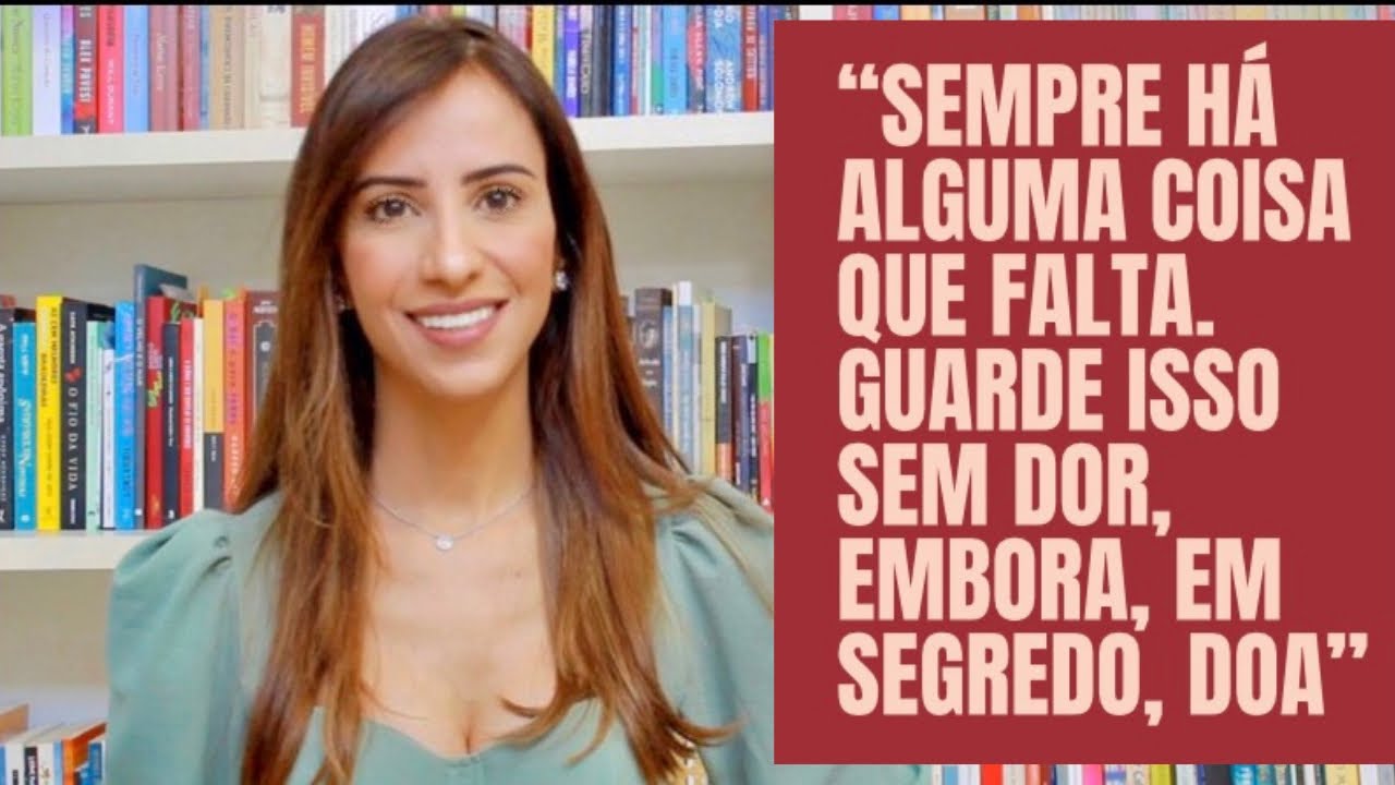 Alguma coisa sempre falta, e está tudo bem